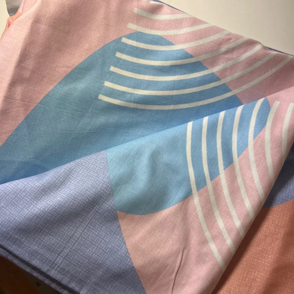 Saphreas MCM Look‎ Luxury Living Full Cotton Duvet Cover Pink Blue Peach NEW